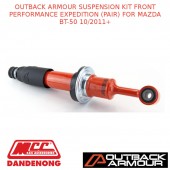 OUTBACK ARMOUR SUSPENSION KIT FRONT EXPEDITION (PAIR) FITS MAZDA BT-50 10/2011+